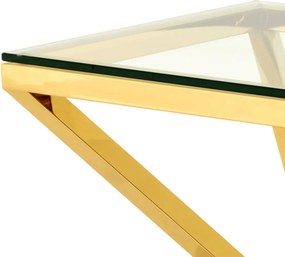 Masuta Living LUX design futurist finisaj auriu, Connor 109876 HZ