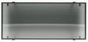 Bibliotecă neagră cu aspect de stejar 79x117 cm Wainwright - Queer Eye