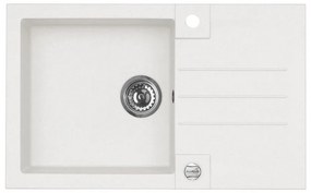 Chiuvetă de bucătărie ALVEUS 1090944 ROCK 78x48 cm alb