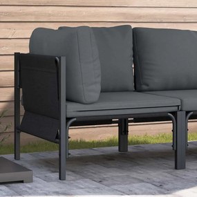 vidaXL Seturi de mobilier de exterior cu pernă cu pernă Antracit