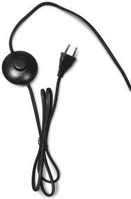 Lampadar eco din bambus Bromo S negru/ natur, 40x18cm