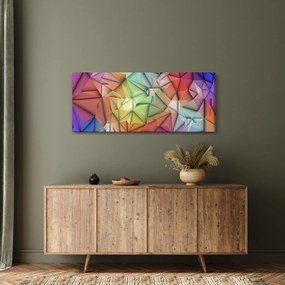 Tablou - Abstracția poligonală (120x50 cm)
