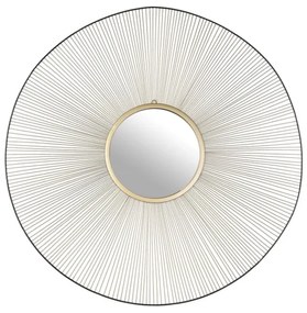 Oglindă de perete Eglo 425033 ESASHI d. 76 cm auriu/negru