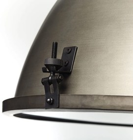 Lustra stil retro-industrial 48cm Kiki otel negru 93758/46 BL