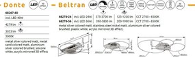 Lustra LED cu telecomanda design circular BELTRAN