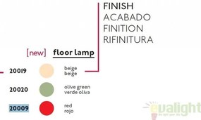 Lampadar / lampa de podea vintage bej H-125 cm, Retro 20019