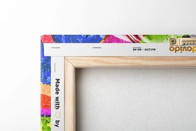 Tablou craniu de artă colorat