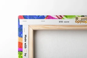 Tablou craniu de artă colorat