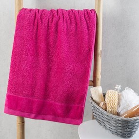 Prosop de corp din frotir VITO, magenta, 70 x 140 cm