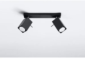 Lampă spot MERIDA 2 2xGU10/40W/230V negru