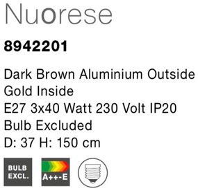 Lustra design modern cu 3 pendule Nuorese NVL-8942201