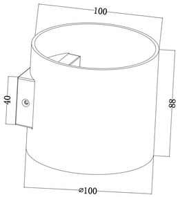 Aplica Rond Maytoni G9, Alb, C066WL-01W, Germania