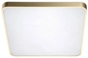 Lustra LED dimabila cu telecomanda de tavan/plafon Quadro 50 aurie