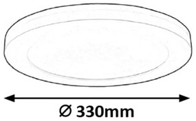 Plafoniera LED cu senzor de miscare Sonnet 33cm