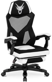 JAKS Scaun de gaming BING negru roșu