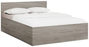 Pat dublu stejar trufa, SOFIA 140 x 200 cm Saltele: Fara saltea, Somiera pat: Fara somiera
