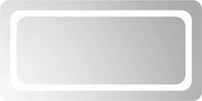 vidaXL Oglindă de baie cu LED, 80x40 cm