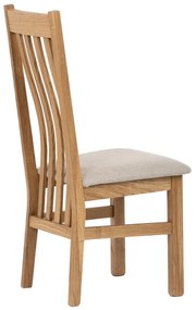 Set de scaune de masă C-2100 CRM2, stejar, 2 buc