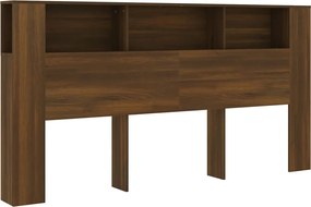 vidaXL Dulap tăblie, stejar maro, 200x18,5x104,5 cm