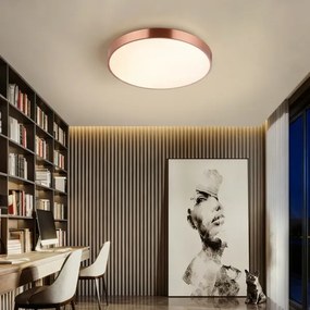 Immax NEO 07321L-LED Reglabilă plafonieră NEO LITE SEMPLICI 36W/230V Ø40 cm culoare cupru + telecomandă
