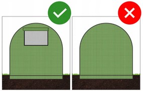 Solar de grădină 2,5x4m cu filtru UV PROFI Garden
