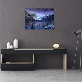 Tablou pe sticlă - Yosemite, USA (70x50 cm)