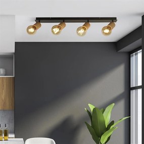 Plafoniera cu 4 spoturi design minimalist Spinny