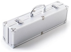 Set de 3 unelte pentru grătar G21, servietă de aluminiu