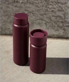 Cană termos burgundy din oțel inoxidabil 400 ml Singles – Zone