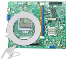 Lampă LED dimabilă de masă cu lupă Extol LED/8W/5V 2900/4500/7500K alb