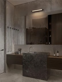 Aplica de perete LED baie IP44 LIVO neagra