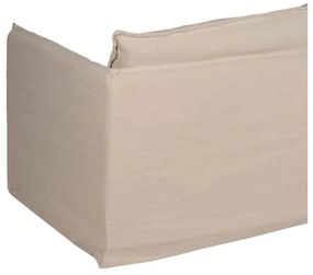 Canapea crem cu tapițerie din in 210 cm – Ixia
