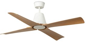 Ventilator de tavan FARO 34105 TYPHOON M maro/alb d. 130 cm IP44 + telecomandă
