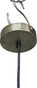Lustra din lemn de mango si rattan, 25W, Aleia