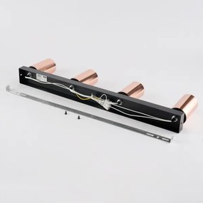 Immax NEO 08303L - Spot PUNTO 4xGU10/9W/230V aur roz