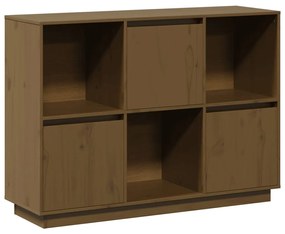 814357 vidaXL Servantă, maro miere, 110,5x35x80 cm, lemn masiv de pin