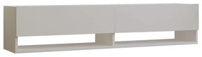 Comodă TV albă 141x31x30 cm Arges – Kalune Design
