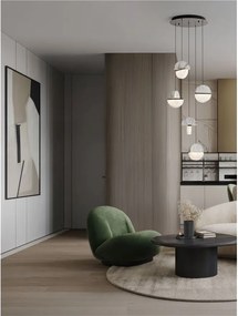 Lustra decorativa cu 5 pendule LED 2700K DORIN