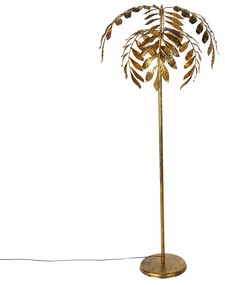 Lampa de podea vintage auriu antic 65 cm 4 lumini - Linden