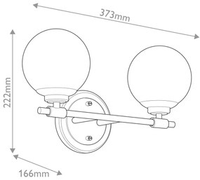 Aplică LED pentru baie Kichler KL-BENNO2-CPZ BENNO 2xG9/3W/230V IP44 alamă