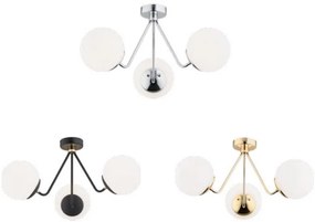 Lustra aplicata design modern minimalist TOMAR negru