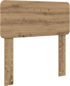 vidaXL Tăblie cap Stejar Artizanal 75 cm Lemn compozit