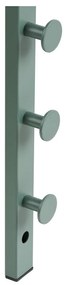 Cuier de perete verde mentă din metal 3 cm Trento – House Nordic