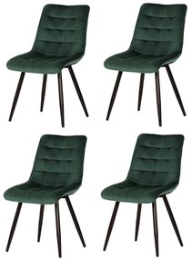 Set de scaune de sufragerie CT-384 GRN4, 4 buc
