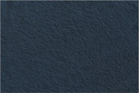 Fotoliu bean bag albastru închis cu tapițerie din blană artificială Lilibet – Bobochic Paris