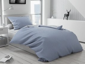 Lenjerie de pat bumbac Cambra albastru Tip plic hotel Dimensiunile lenjeriei: 70x90 cm | 140x220 cm