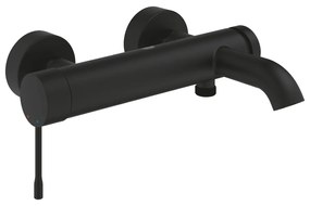 Baterie cada - dus Grohe Essence negru mat Phantom Black