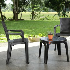 Scaun din ratan Night 52 x 56 x 84 cm
