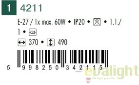 Lampa moderna / Veioza de birou, Samson 4211 RX