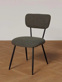 Scaun dining multicolor din textil, Kiwi